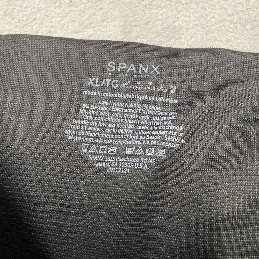 Spanx Look At Me Now Seamless Sculpt Leggings XL Bundle Lot Of 2 Moto Textured - Picture 7 of 15